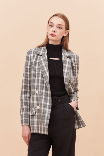 The fifth label landmark check blazer sale