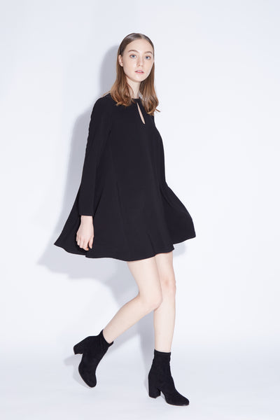 OVER THE MOON | Little Black Swing Dress